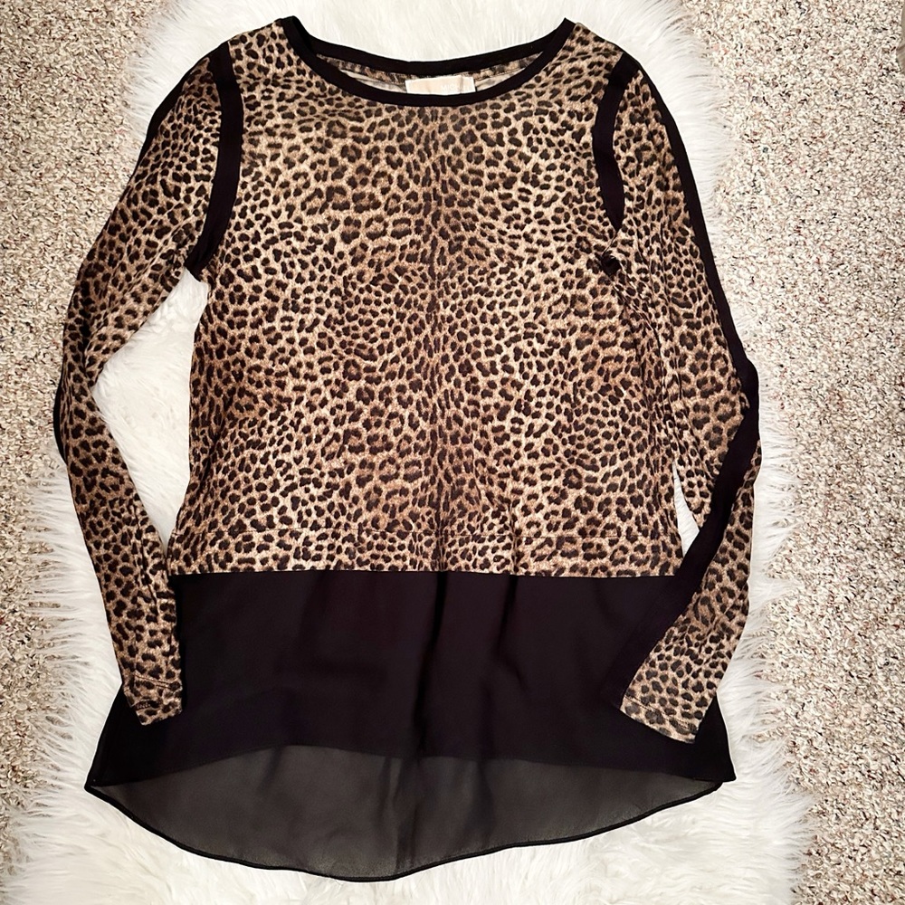 Michael Kors Leopard Top